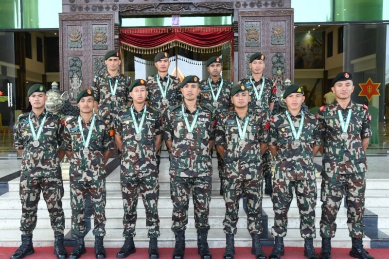 नेपाली सेनाले अन्तर्राष्ट्रिय सैन्य प्रतियोगितामा स्वर्ण जित्दै राष्ट्रिय गौरव बढायो