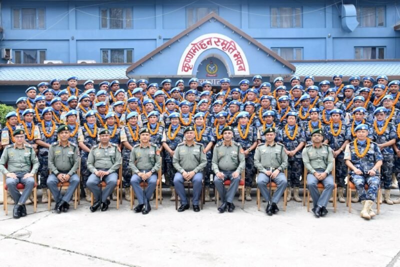 साउथ सुडान जाने एफपीयूको १२औं डफ्फालाई सशस्त्रका आईजीपी अर्यालद्वारा बिदाई