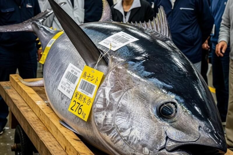 २७६ किलोको टुना माछाको Tokyo अक्सनमा कीर्तिमानी बिक्री: मूल्य २० करोड सात लाख !